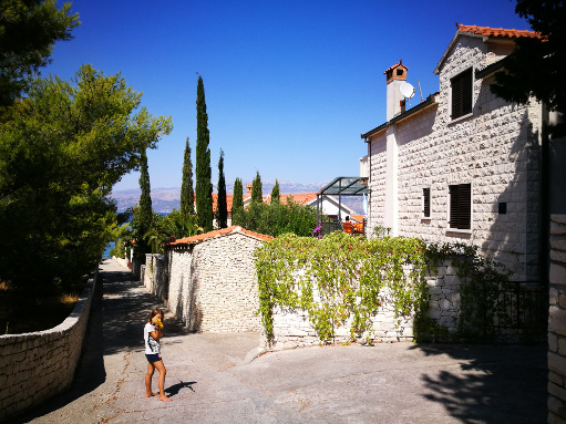 Haus Blick bis zum Strand