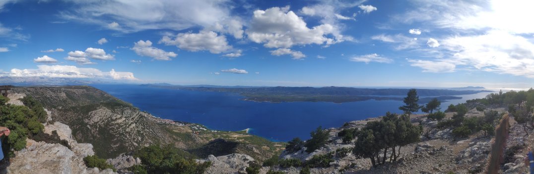 Panorama von Vidova Gora
