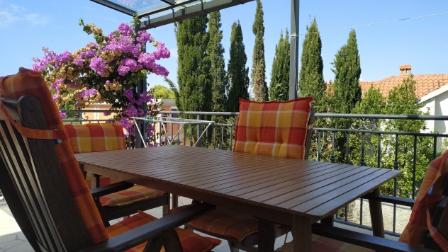 Blick Terrasse Richtung Split